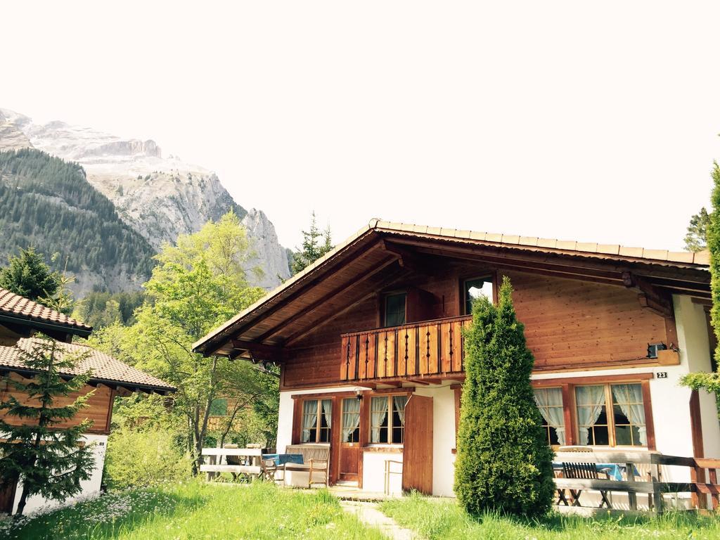 Alpen Chalet Kandersteg Kamer foto