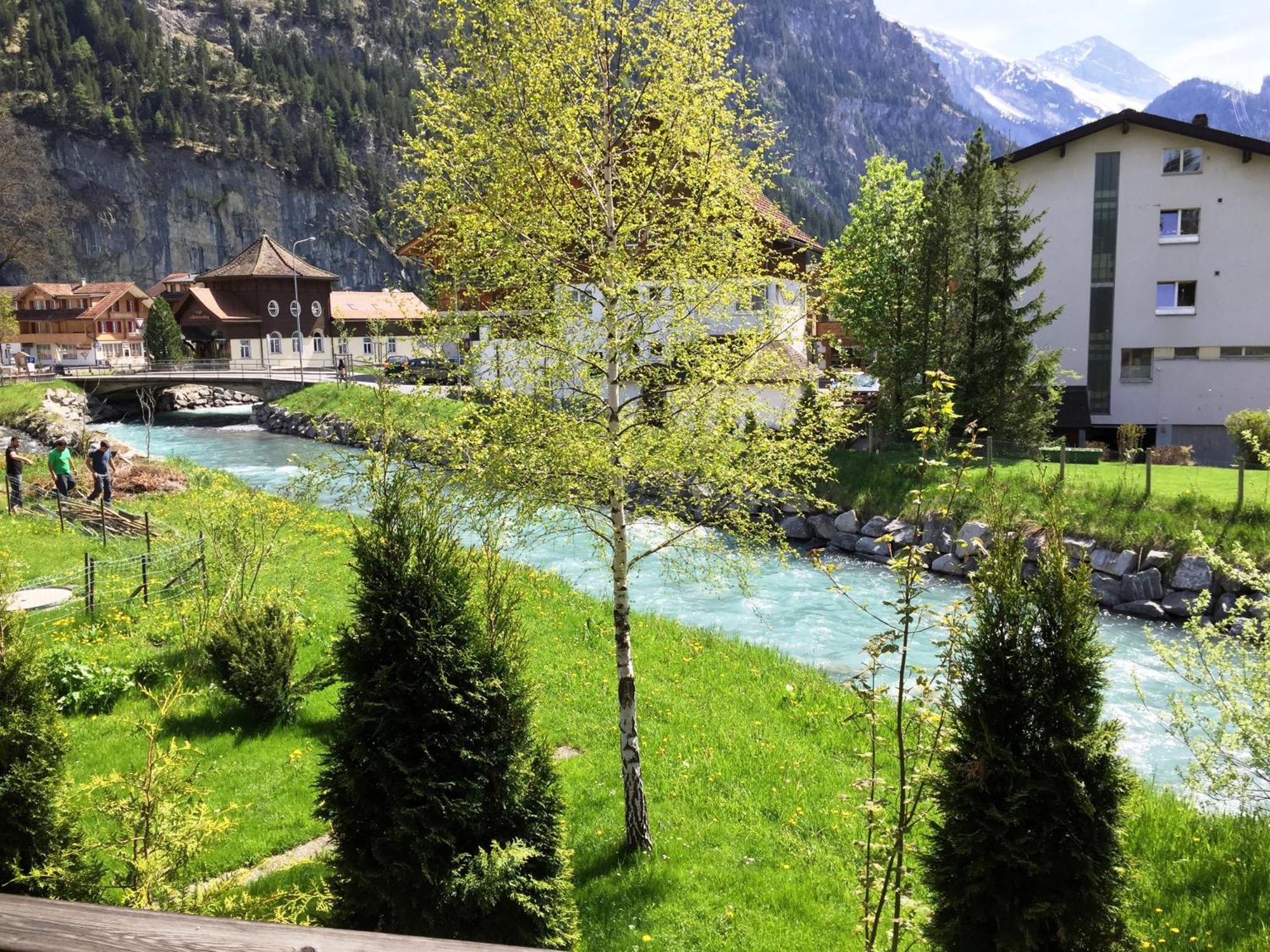 Alpen Chalet Kandersteg Kamer foto